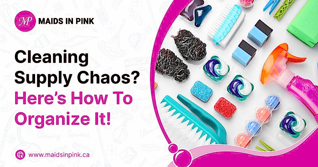 How to organize cleaning supplies
